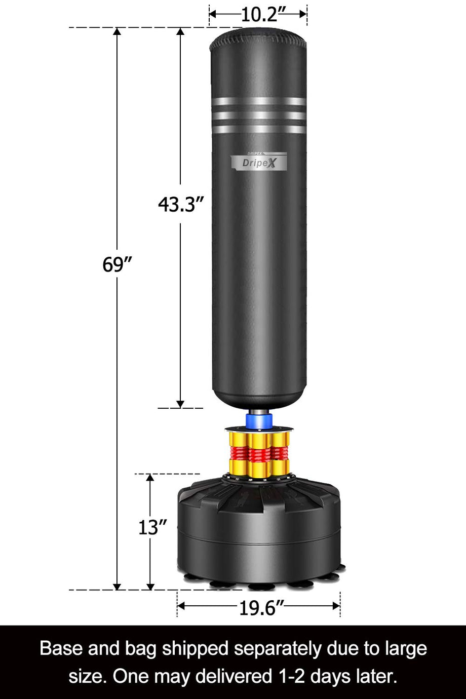 Dripex Adult Freestanding Punching Bag Robustsport
